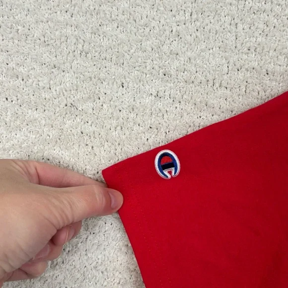 Champion Shirt Mens Small Red School Georgia Football Short Sleeve Crew Neck Tee - Picture 7 of 9